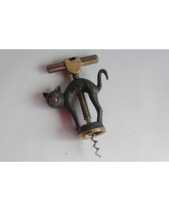 Tire-bouchon figuratif Chat noir Bronze