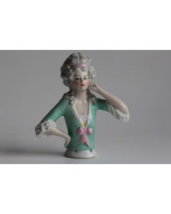 Demi figurine porcelaine Femme élégante bras détachés