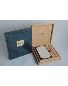 CARAN D'ACHE Stylo bille Madison plaqué or + Porte-cartes