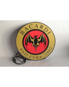 Enseigne publicitaire lumineuse Lampe Bacardi