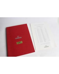 Catalogue Montres OMEGA + prix 2000 en Francs Suisses