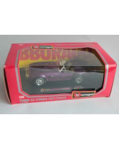 BURAGO voiture 1/24 Ford AC Cobra 427 1965 cod 0513