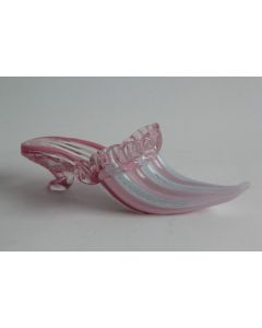 Chaussure verre soufflé Murano