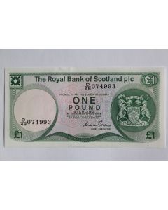 Billet 1 Pound Écosse 1986 neuf