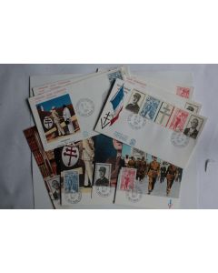 Lot 5 enveloppe et 4 carte Max général de Gaulle FDC Haute marne 1971
