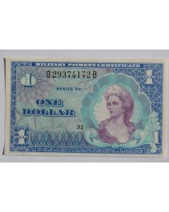 Billet 1 Dollar Military Payment Certificate USA neuf