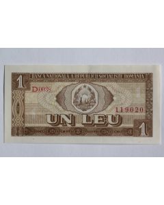 Billet 1 Leu Roumanie 1966 neuf