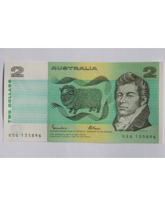 Billet 2 Dollars Australie 1974-1985 neuf