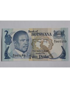 Billet 2 Pula Botswana 1989-1992 neuf
