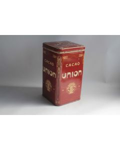 Boîte chocolats tôle lithographiée Cacao Union