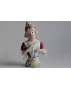 Demi figurine porcelaine Femme Carl Schneider