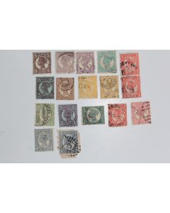Timbres Colonie anglaise Queensland Victoria série 1897-1900