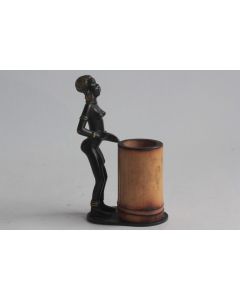 Richard ROHAC Bronze Viennois Femme africaine Autriche