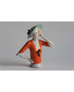 Demi figurine porcelaine Femme