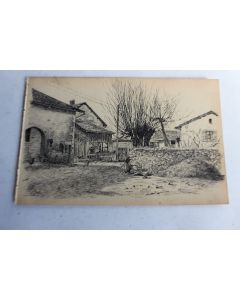 Dessin original Ferme Haute-Savoie par A.DECKER 1903
