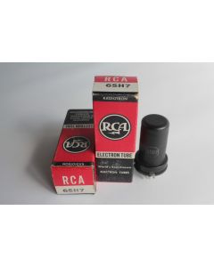Paire Ampoules radio RCA electron tube 6SH7