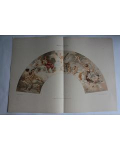 Estampe Allégorie du mariage Journal décoration G. Sturm 1900