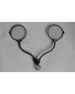 Ancienne Paire de lunettes ciseaux argent