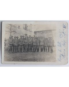 Carte Photo Corny la Ville 1918 Officiers Régiment d'infanterie 36