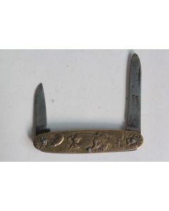 Ancien Couteau Estival Laguiole Cochons Trèfles