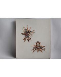 ROLEX Ancien dessin original Montre secrète broche bijoux