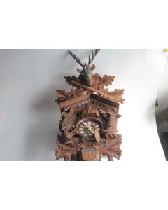 REUGE Pendule Coucou 8 jours 60 cm Forêt Noire