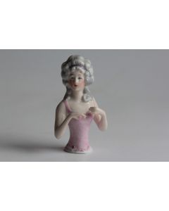Demi figurine porcelaine Femme Marquise bras détachés