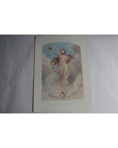 Estampe Fortune Journal décoration G. Sturm 1900