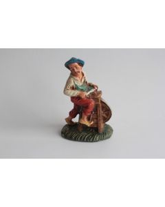 Figurine vintage Composition Métier aiguiseur Italie