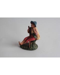 Figurine vintage Composition garçons rêvassant Italie