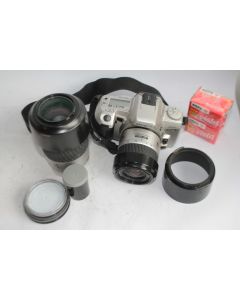 Appareil photo minolta 404si Dynax avec sacoche et 2 objectifs