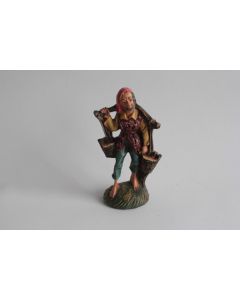 Figurine vintage Composition homme portant de l'eau Italie