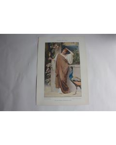 Estampe Allégorie de la Vanité Pastorale Journal décoration G. Sturm 1900