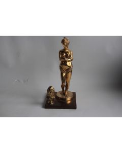 Femme nue Bronze doré érotique Vénus