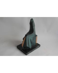 Bronze Nonne Art Moderne abstrait Rotary club
