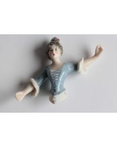 Demi figurine porcelaine Femme élégante Dressel & Kister