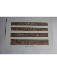 Estampe Frises Gothiques musée Zurich Journal décoration Rudolf Seifert 1900