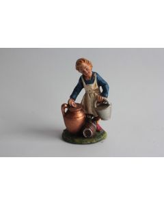 Figurine vintage Composition métier laitière Italie