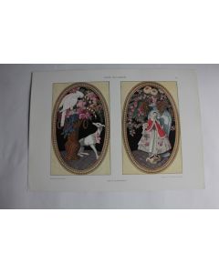 Estampe Obturations Ovales Journal décoration M. Schwarzer 1900