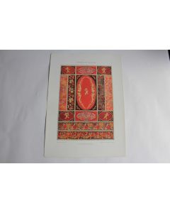 Estampe Bordures et remplissages Journal décoration Leopold Drexler 1900
