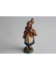 Figurine vintage Composition vielle dame Italie