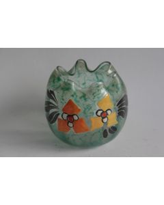 Vase boule émaillé LEGRAS