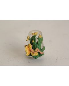 Dé à coudre fantaisie verre Fée Fleurs