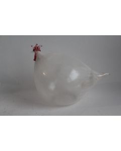 Poule verre soufflé d'art René Burri Mundgeblasen Suisse