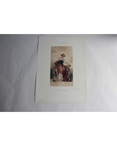 Estampe la jurisprudence Journal décoration Ferdinand de Keller 1910