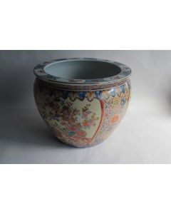 Bassin a poissons Jardinière porcelaine Chine