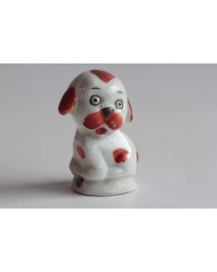 Demi figurine porcelaine Chien