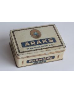 Boîte à Cigarettes tôle ARAKS Tchamkerten et Co. Première
