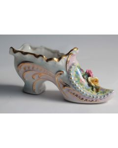Porte bouquet Chaussure porcelaine Dresden Allemagne