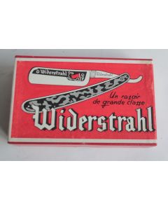 Ancienne boite carton rasoir Widerstrahl